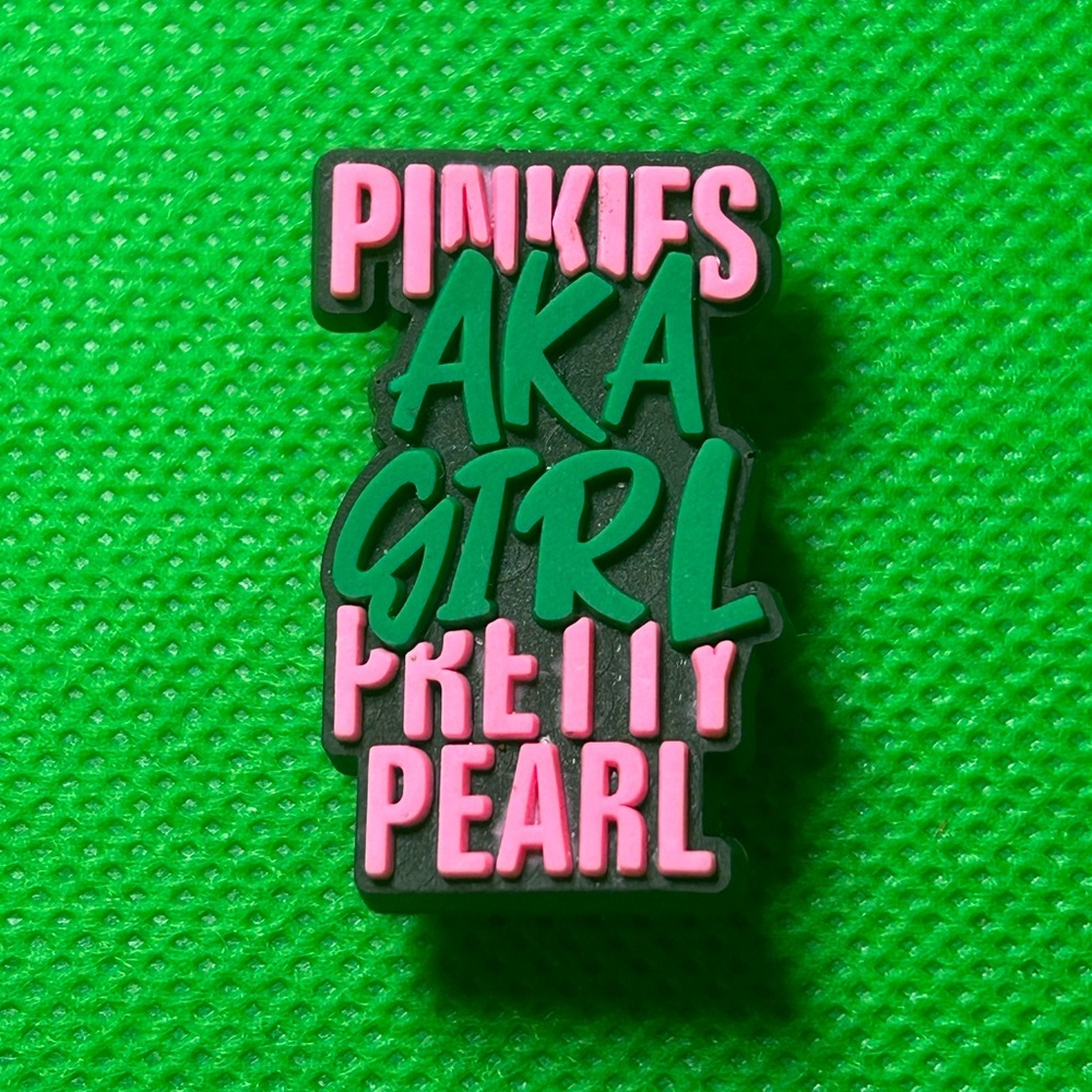 🌼 (5/$10 or 10/$15) NEW “Alpha Kappa Alpha” Croc Charm Collection